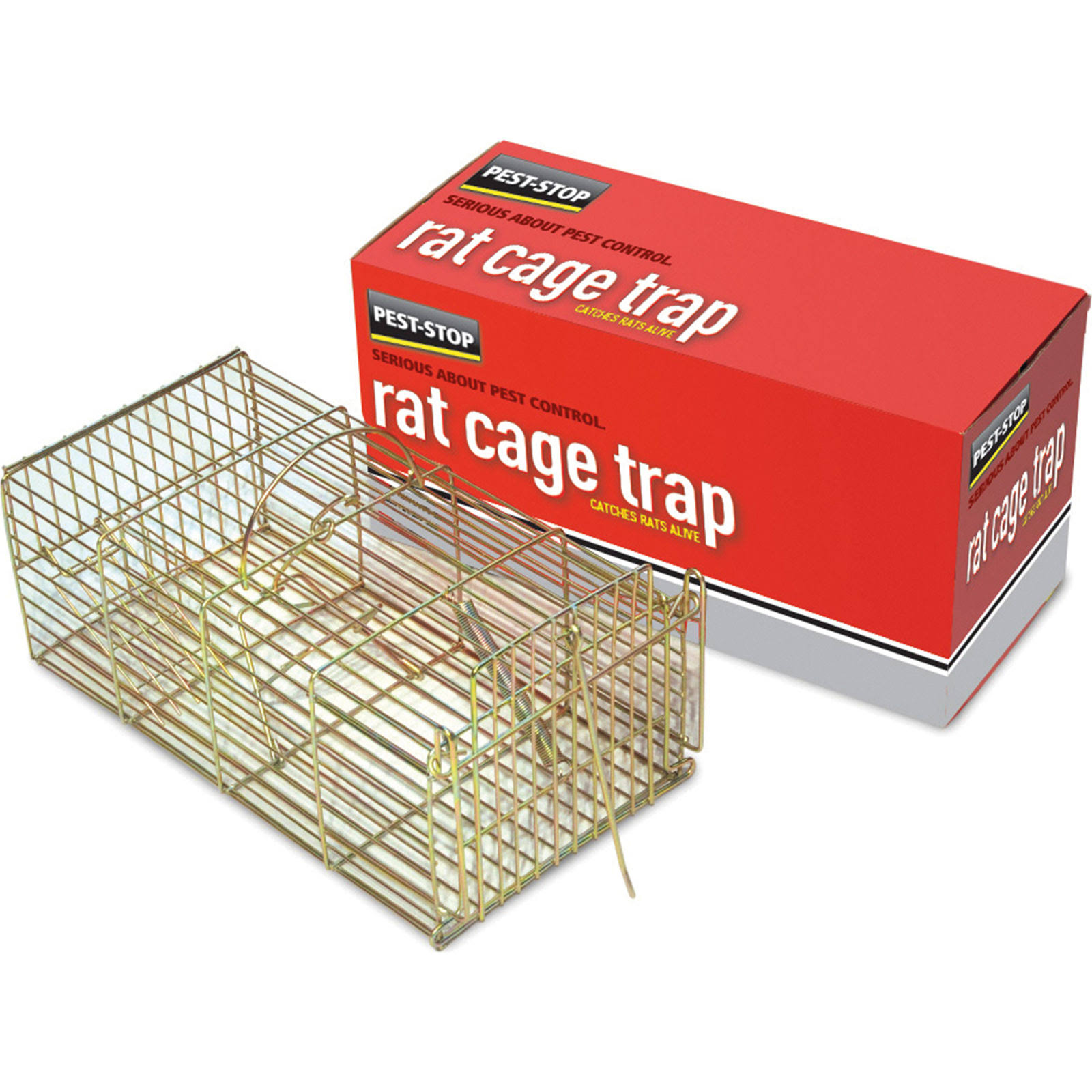 Pest-Stop Rat Cage Trap - 14"
