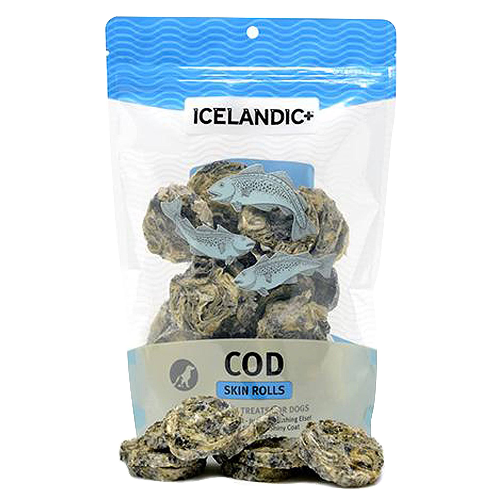 Icelandic+ Cod Skin Rolls - 3 oz