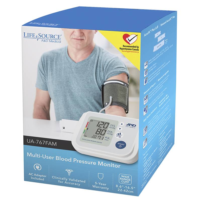 LifeSource Multi-User Blood Pressure Monitor