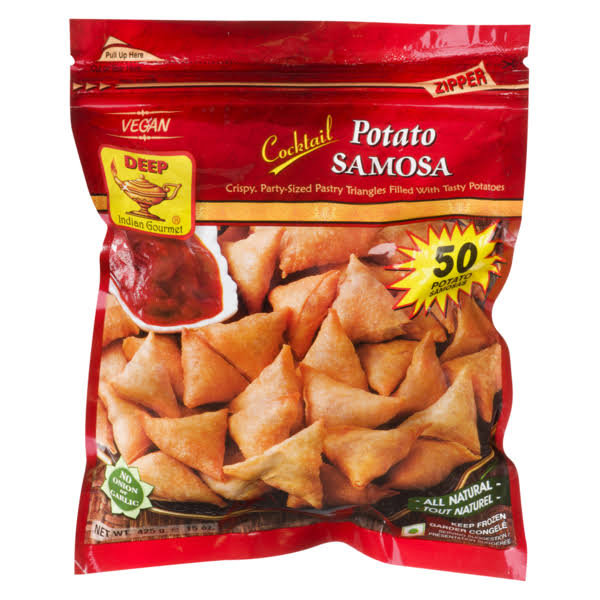 Deep Potato Samosa - 50 Count - Indian Bazaar - Delivered by Mercato
