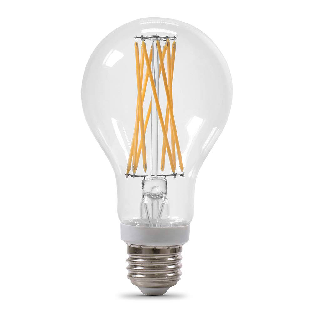 Feit A21 Dimmable Filament LED Light Bulb - 100W, 2pk