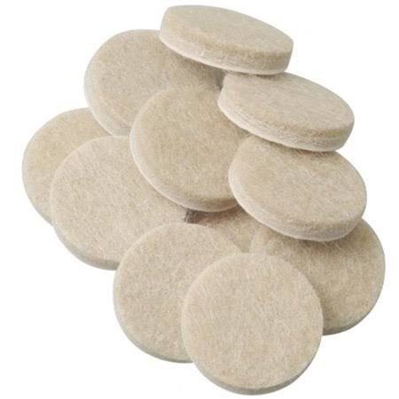 Waxman Self-Stick Round Felt Pads Value Pack - 1in, 48ct