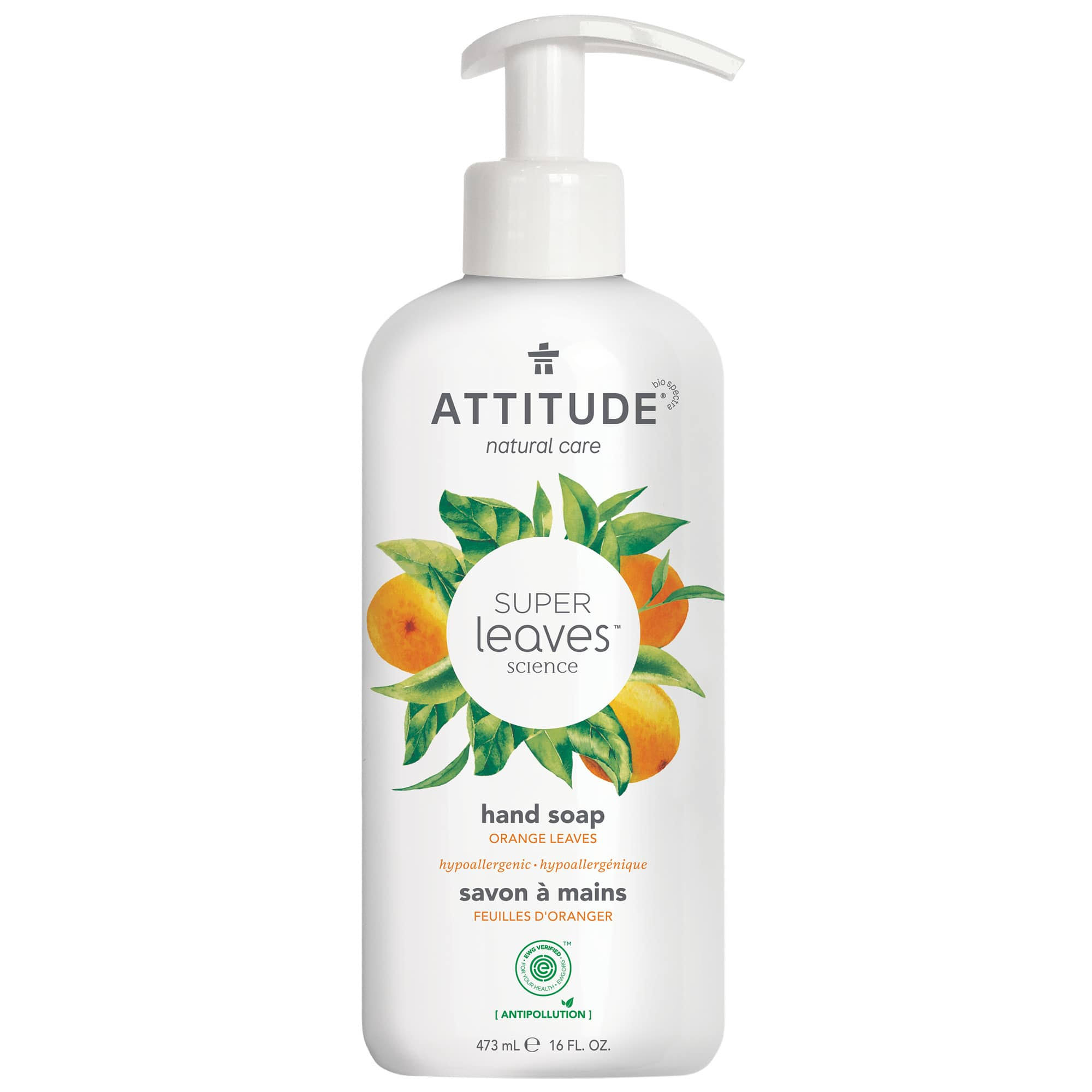 Attitude Hand Soap - Orange Leaves
