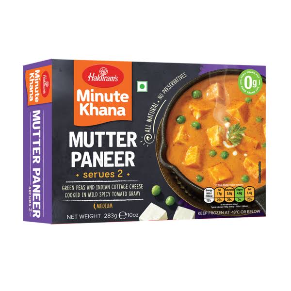 Haldiram's Mutter Paneer 10oz - Patel Brothers - Delivered by Mercato