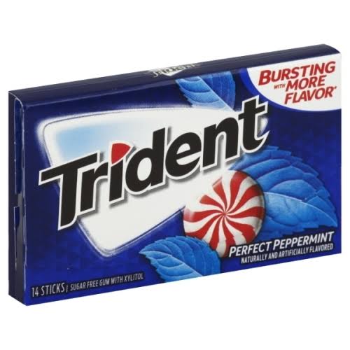 Trident Perfect Peppermint Sugar-Free Gum - 18pc