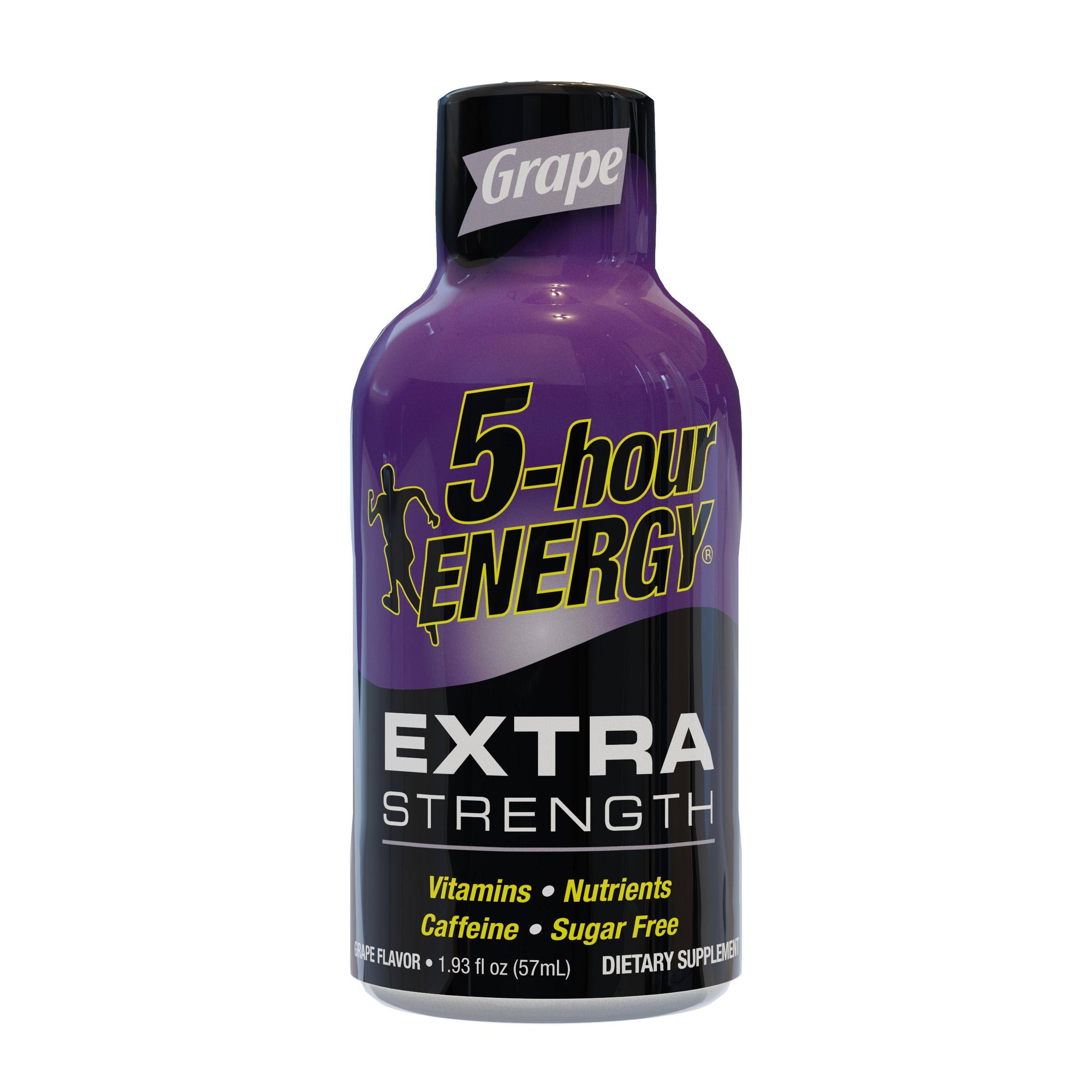 5-Hour Energy Extra Strength Energy Drink - Grape, 57ml