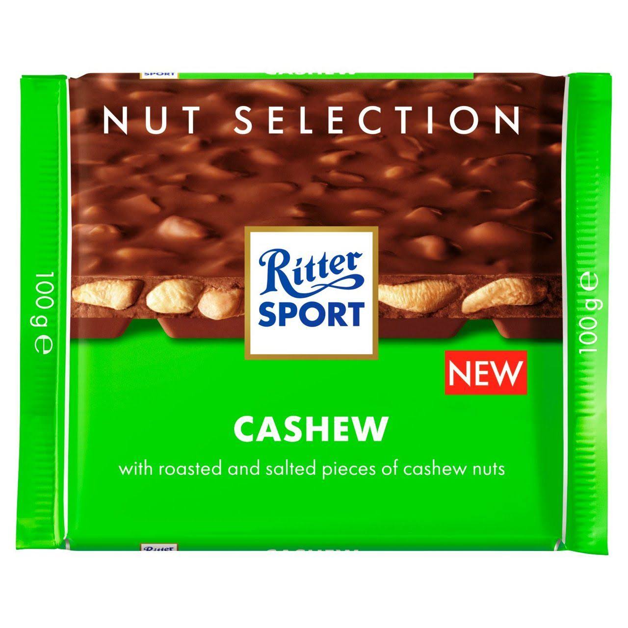 Ritter Sport Cashew Chocolate, 100g