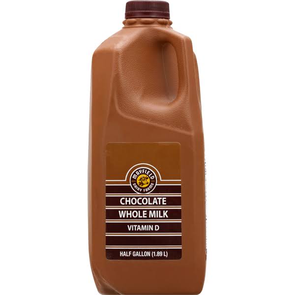 Mayfield Dairy Farms Whole Milk, Chocolate - half gallon (1.89 l)