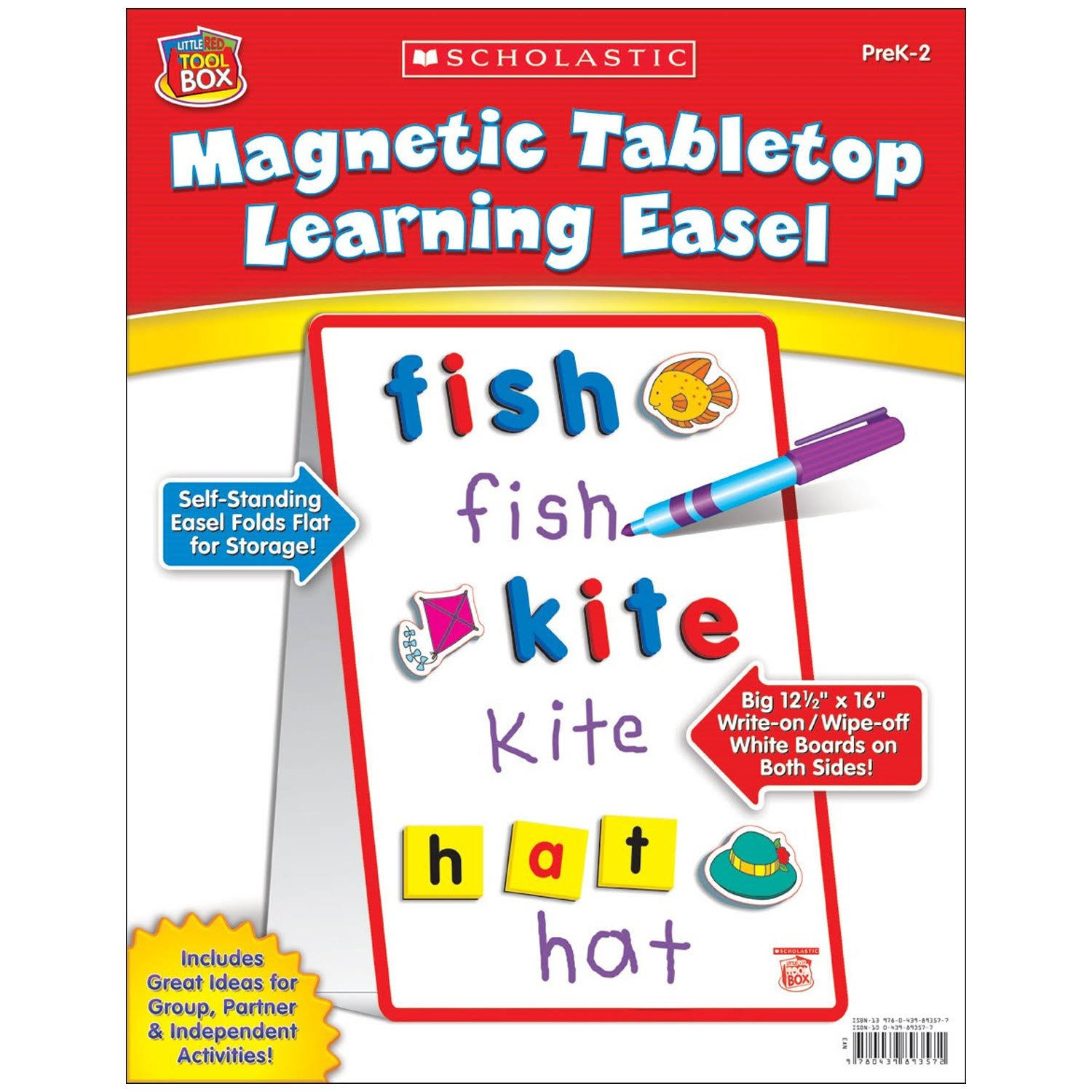 Little Red Tool Box: Magnetic Tabletop Learning Easel - Scholastic