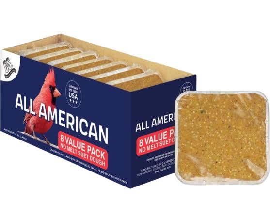 Mackey's All American Wild Bird Suet 8 Pack Value Pack Bird Food