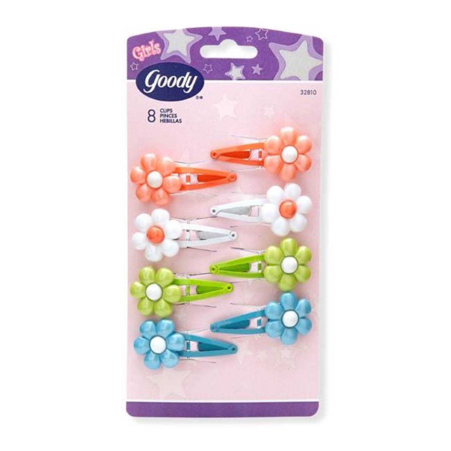 Goody Girls Daisy Charmed Contour Hair Clips - 8ct