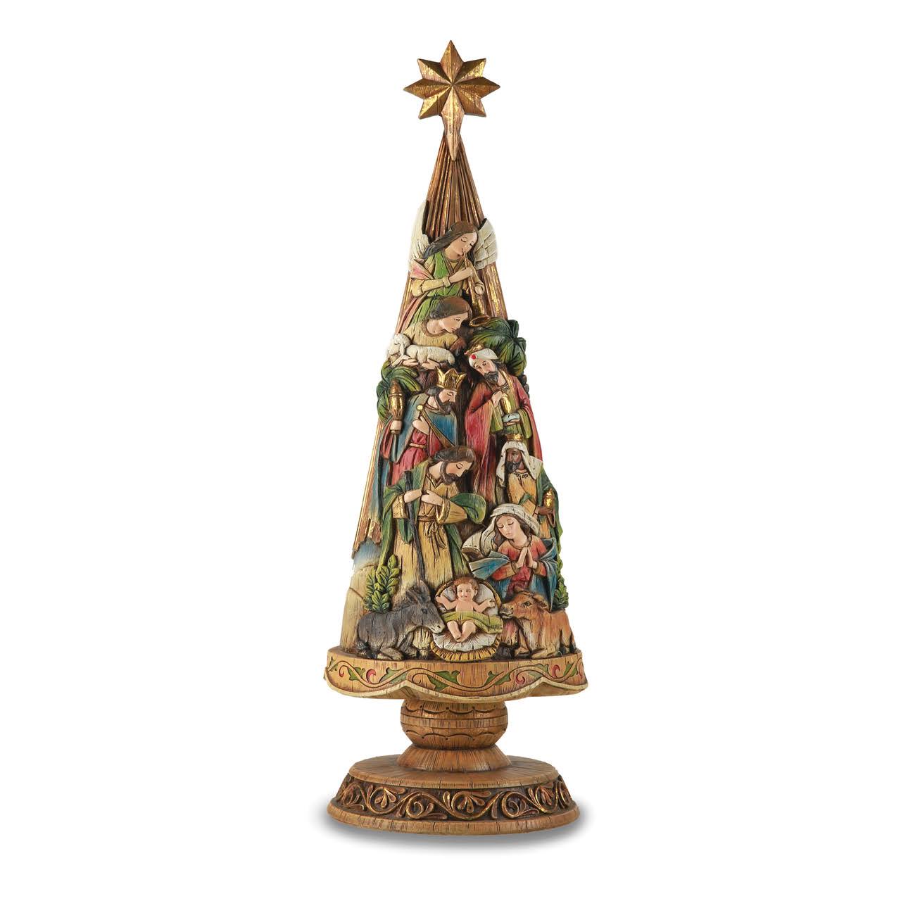 Avalon Gallery Nativity Christmas Tree Figurine - 21"