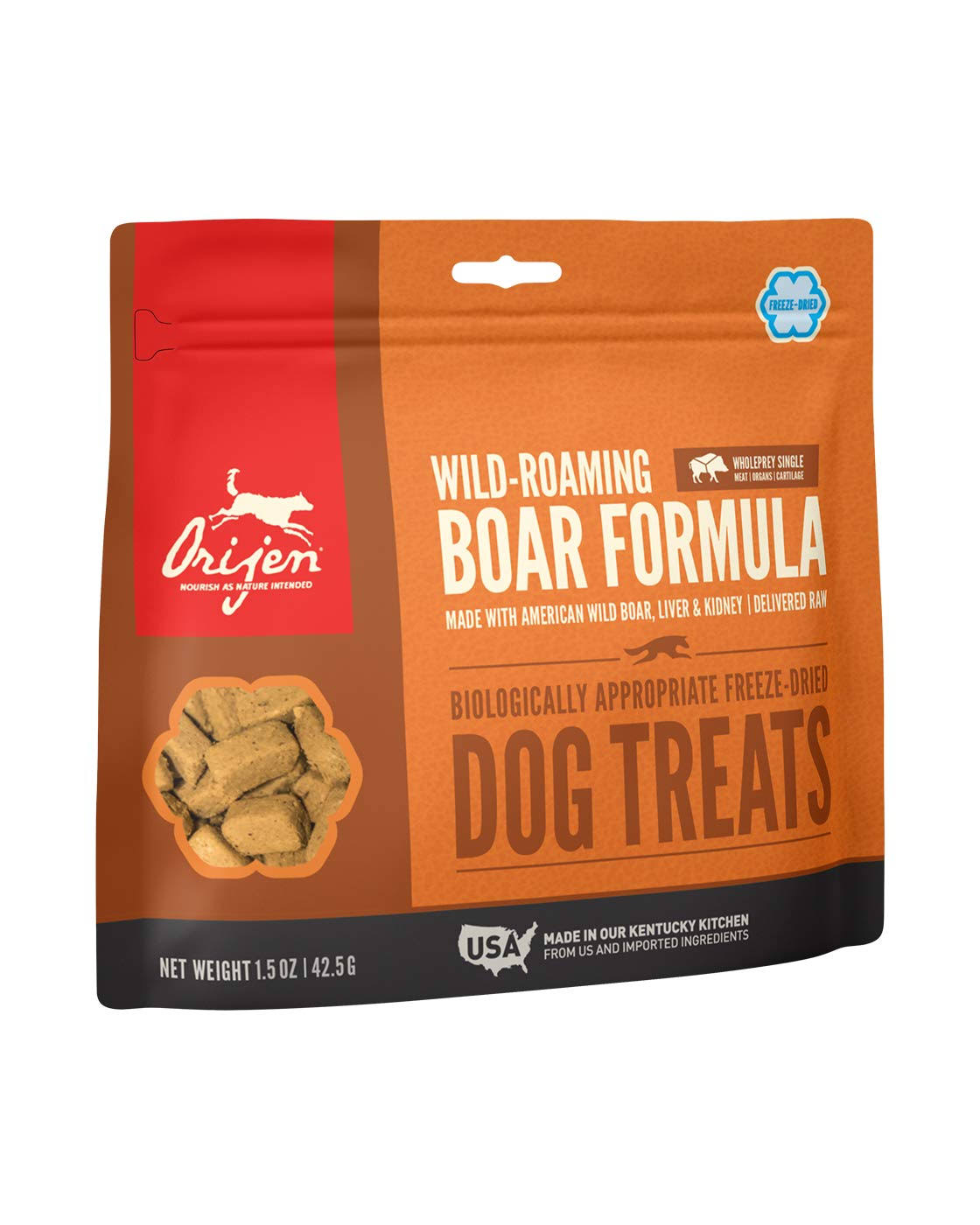 Orijen Freeze Dried Wild Boar Dog Treats 42.5g