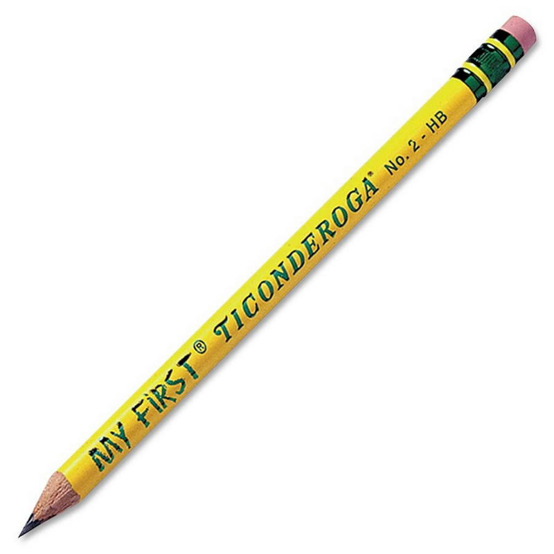 Ticonderoga My First Large Beginner Pencils - Number 2