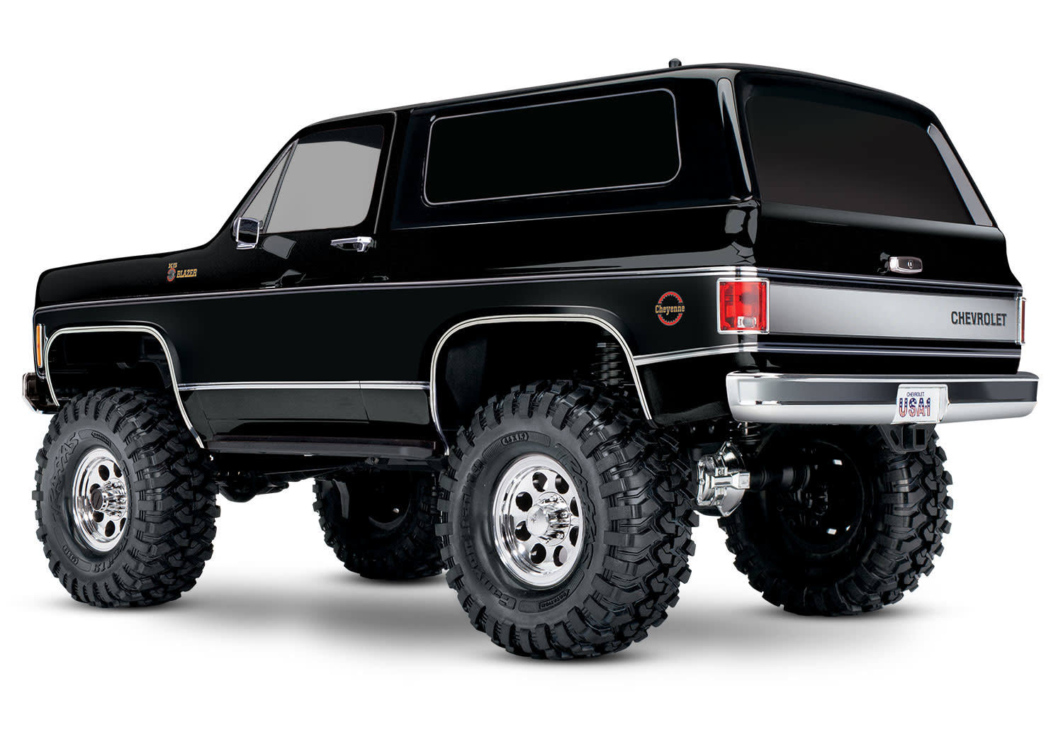 TRAXXAS TRA 82076-4-BLK TRX-4 Scale and Trail Crawler with 1979 Chevrolet Blazer Body: 1/10 Scale 4WD Electric Truck. Ready-to-Drive with TQi Traxxas