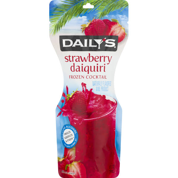 Daily's Frozen Strawberry Daiquiri Cocktail - 296ml
