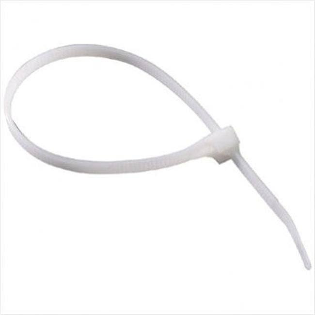 Gardner Bender Doublelock Cable Tie - White, Nylon