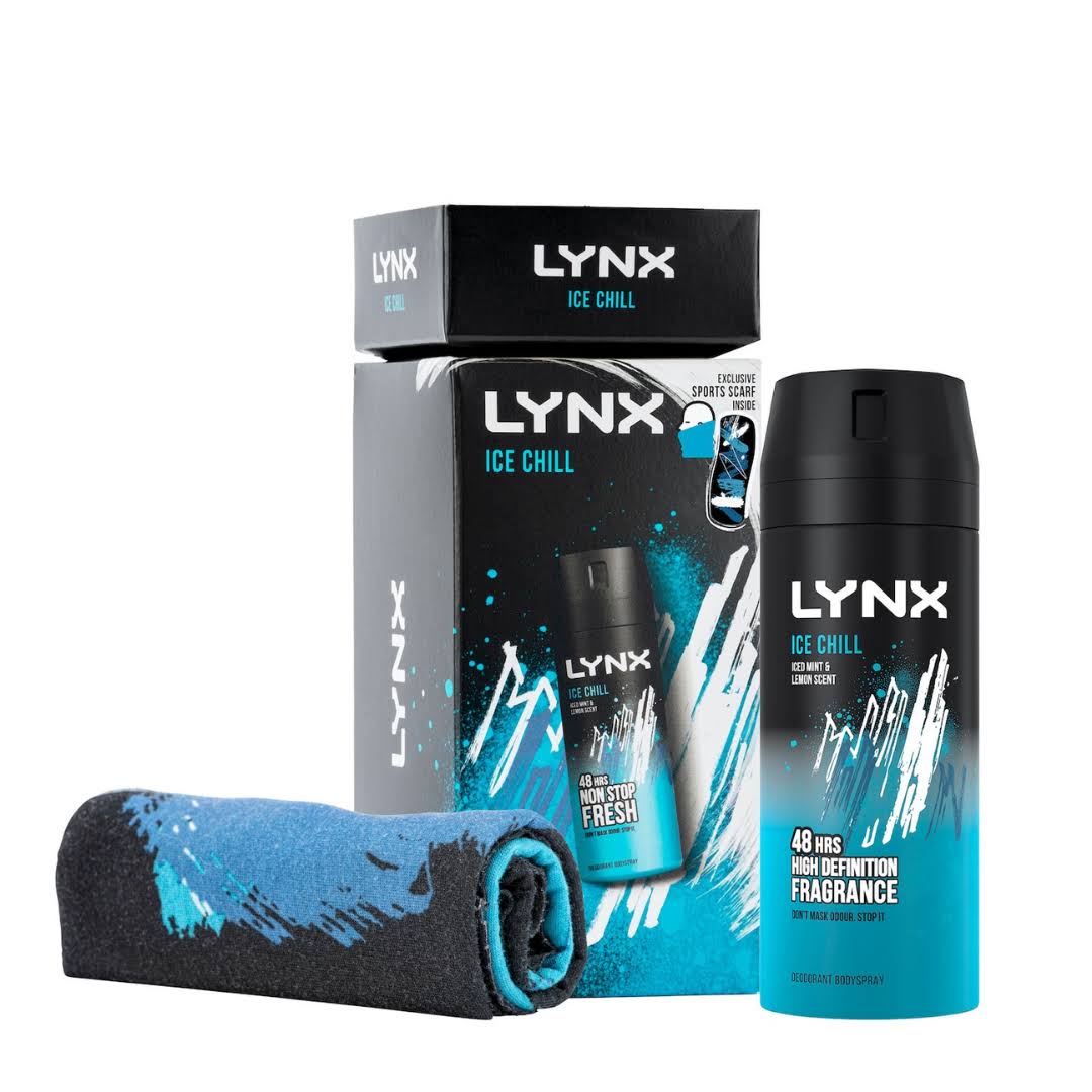 Lynx Ice Chill Body Spray & Sports Scarf Gift Set