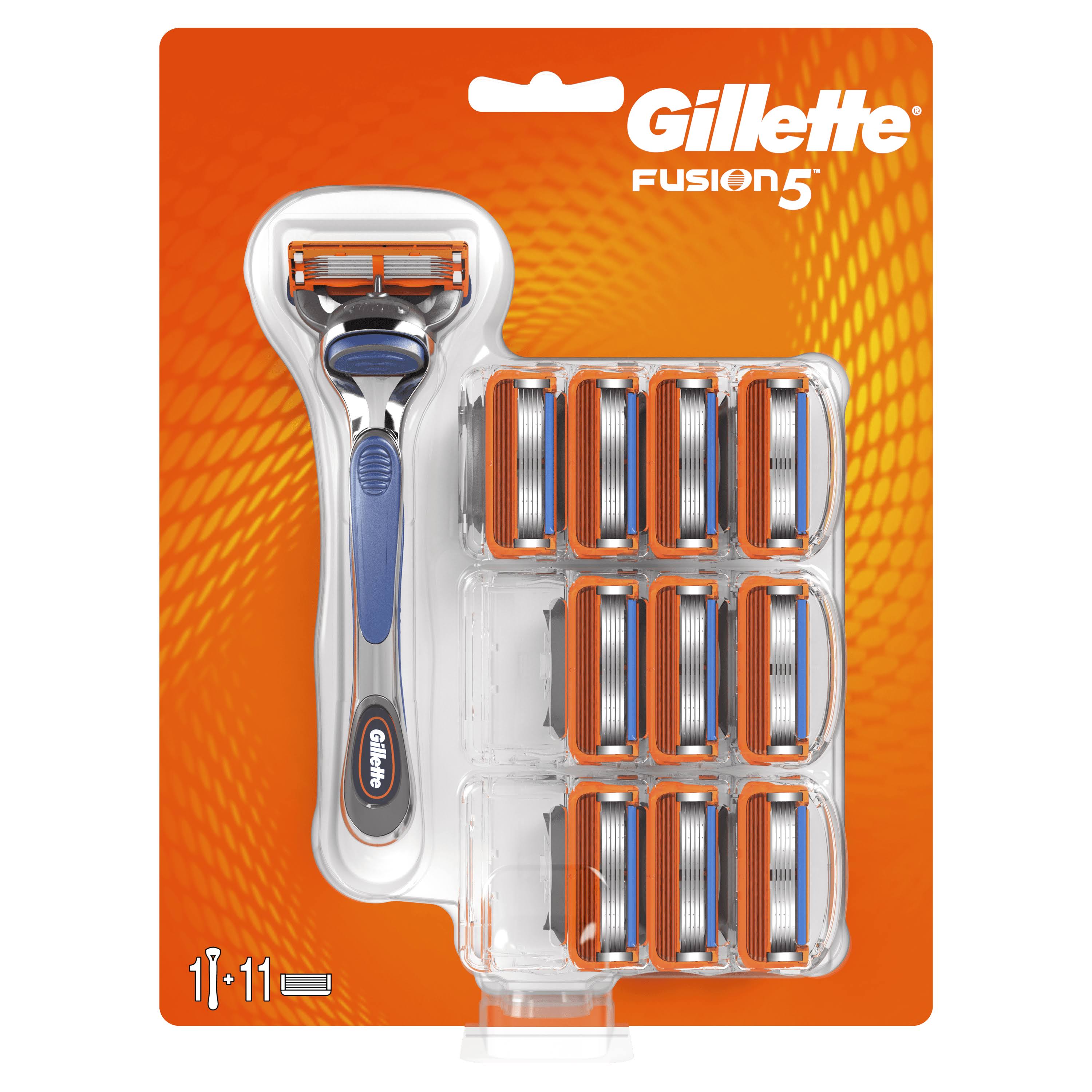 Gillette Fusion5 Mens Razor Blades Refills - 10pk