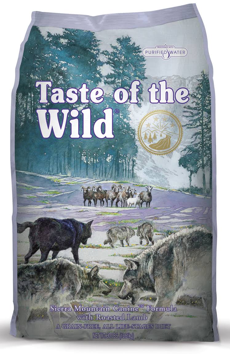 Taste of the Wild Dog Food - Sierra Mountain Canine Formula With Lamb