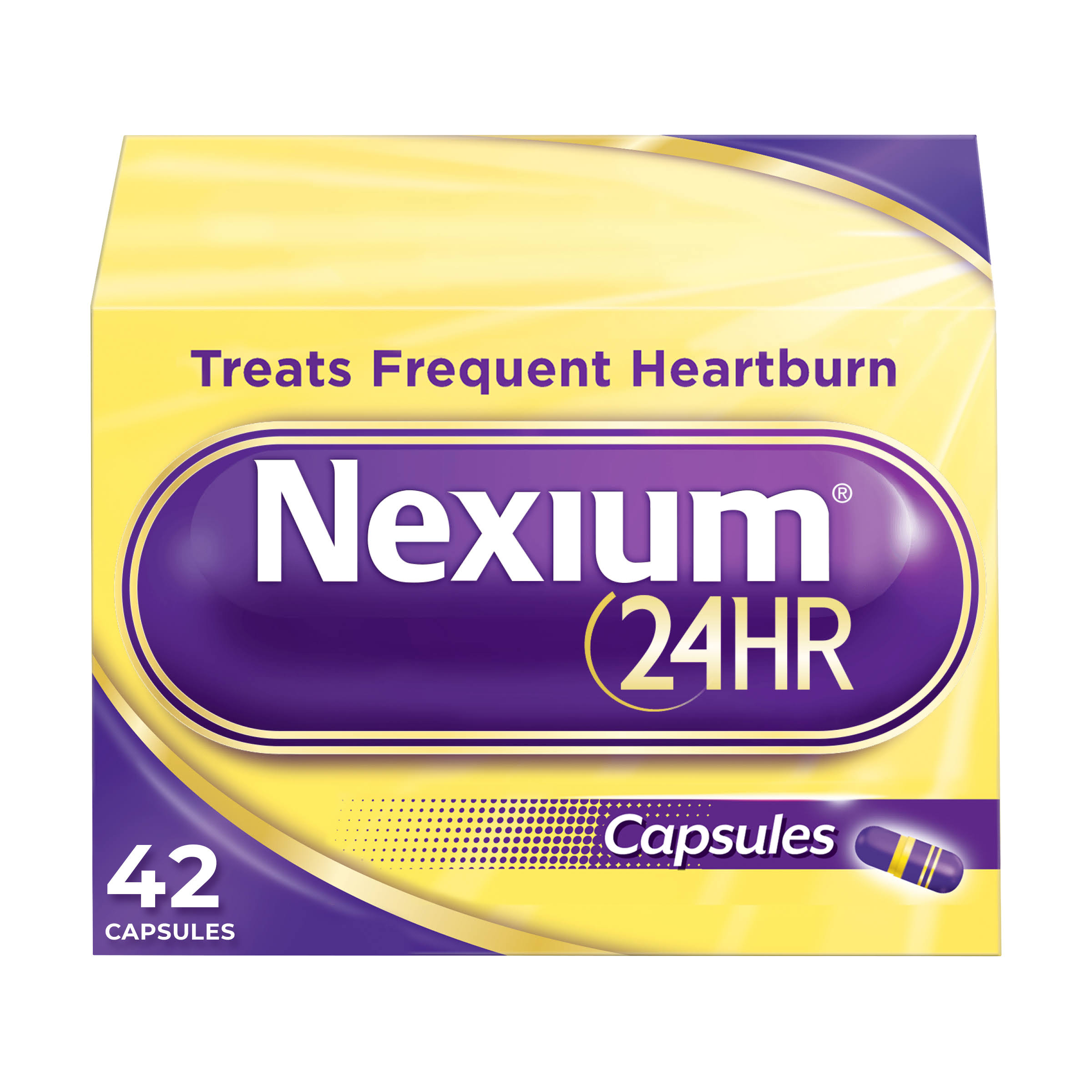 Nexium 24 Hour Delayed-Release Capsules 22.3 mg/Acid Reducer - 42 Pack