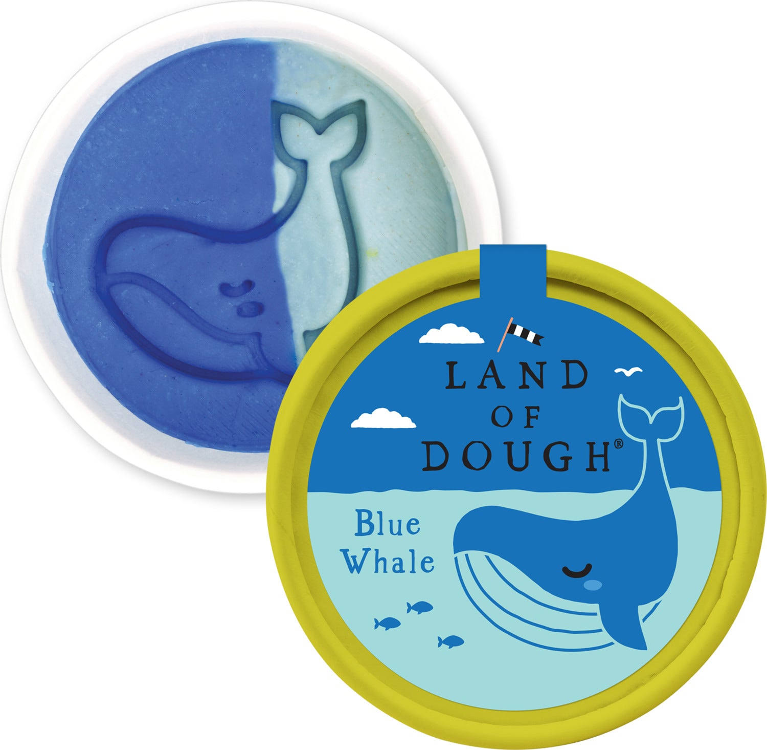 Land of Dough Mini Cup - Blue Whale