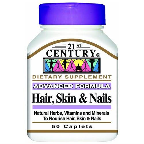 21st Century Hair, Skin and Nails Dietary Supplement - 50 Caplet