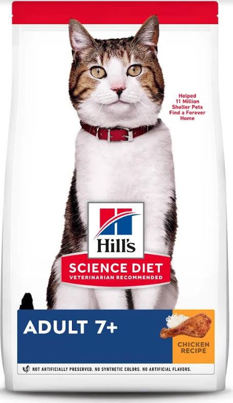 Hill's Science Diet Active Longevity Chicken Recipe Natural Cat Food - 4lb