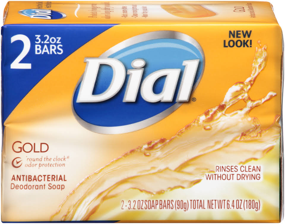 Dial Gold Antibacterial Deodorant Bar Soap - 2pk