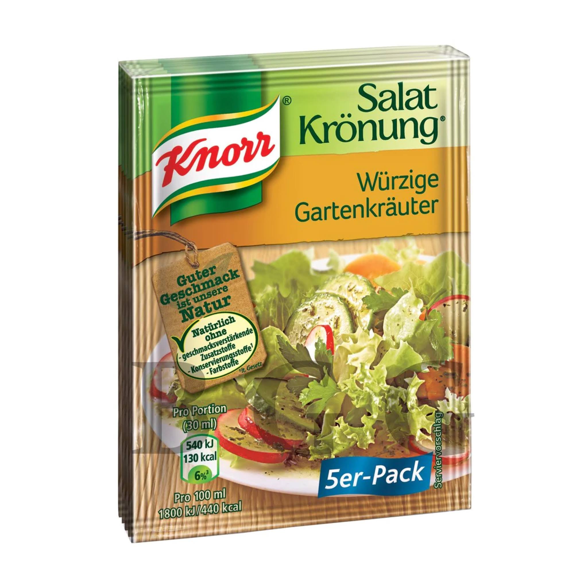 Knorr Salat Krönung Salad Dressing Mix - Garden Herbs German, 5pk