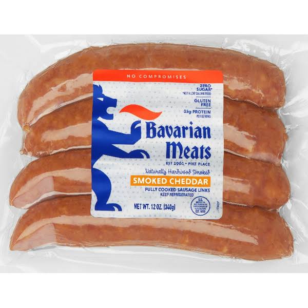 Bavarian Meats Smoked Cheddar Sausage Links 12 oz