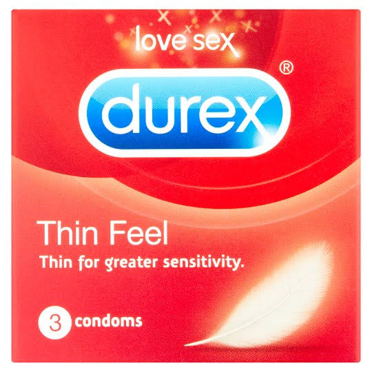 Durex Thin Feel Condoms - 3pk
