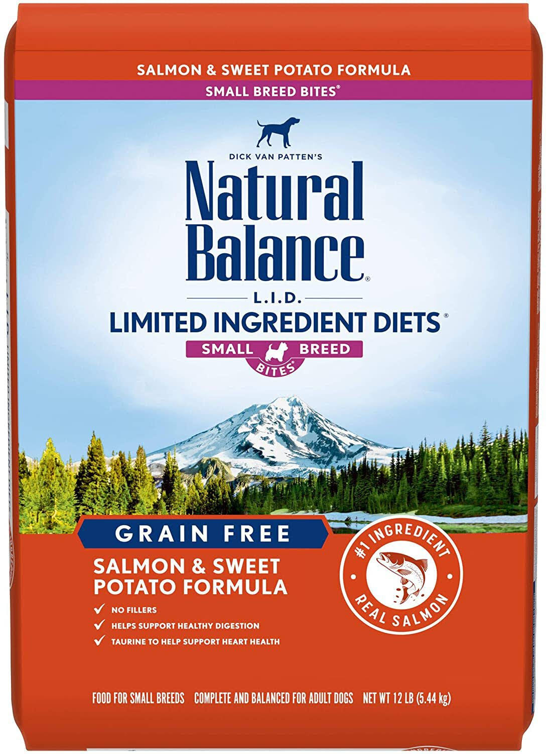 Natural Balance LID Salmon & Sweet Potato Small Breed Dog Food - 5.44 kg