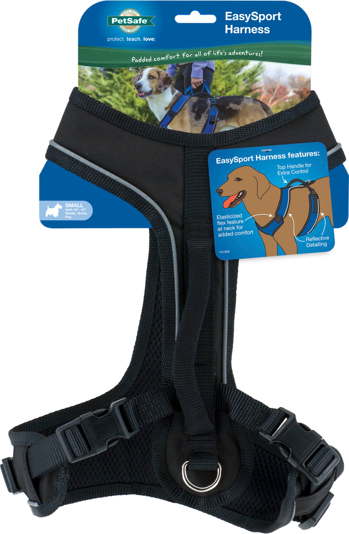 Petsafe Easysport Dog Harness - Black