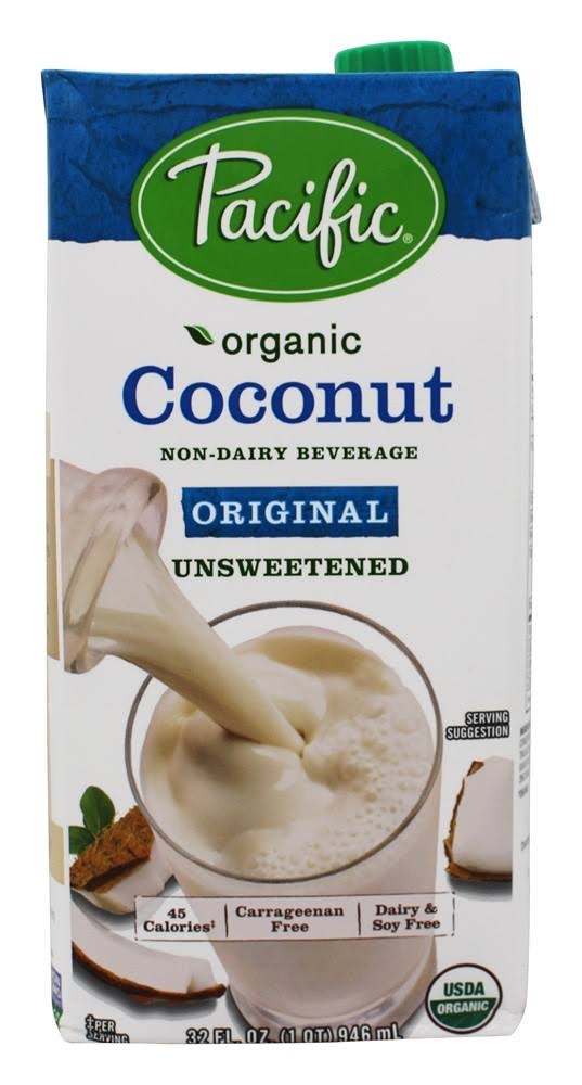 Pacific Foods Organic Coconut Milk - Unsweetened, 32oz