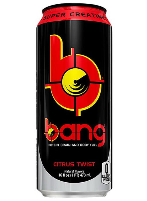 Bang Potent Brain and Body Fuel, Citrus Twist, Super Creatine - 16 fl oz