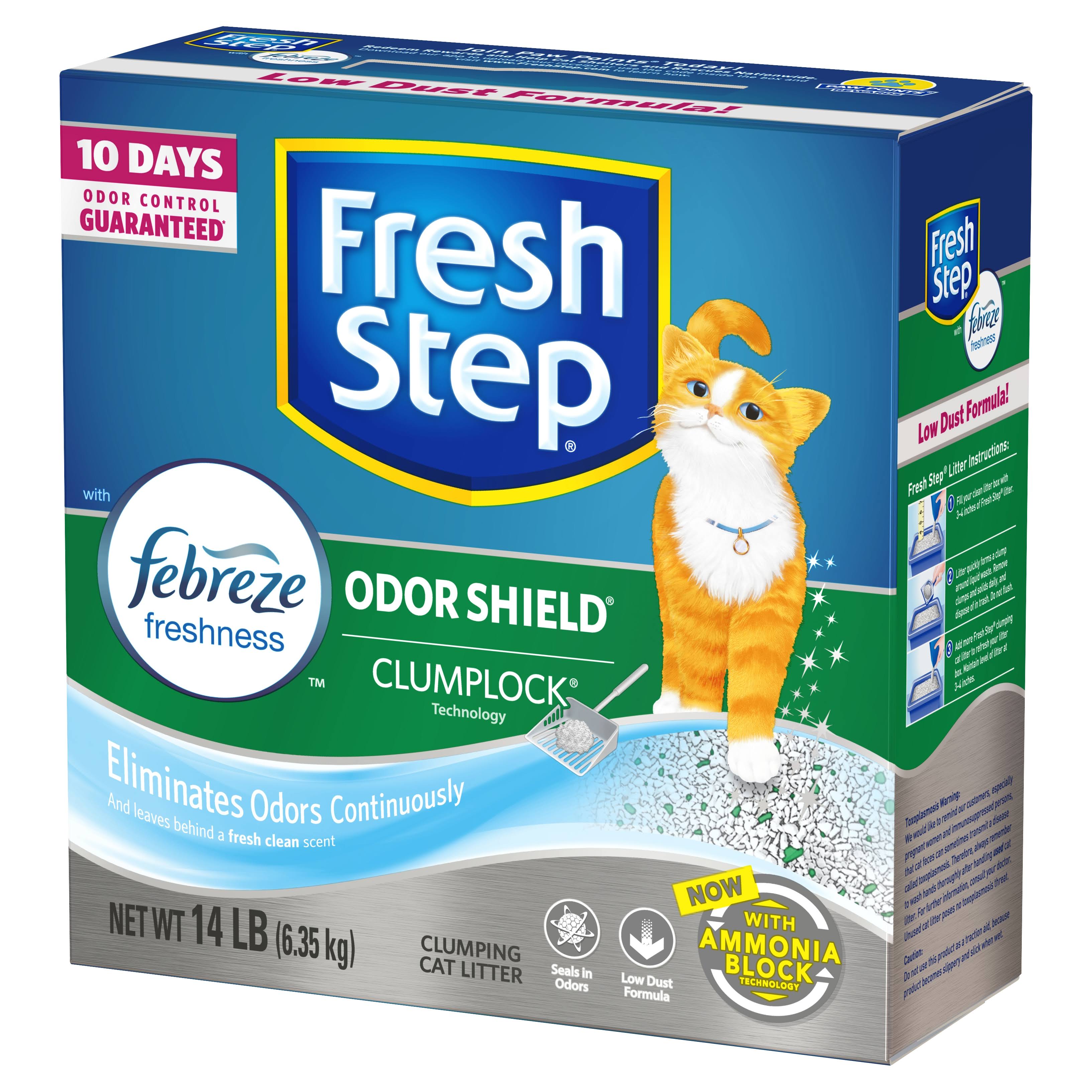 Fresh Step Scoopable Clumping Scented Cat Litter - 14lbs