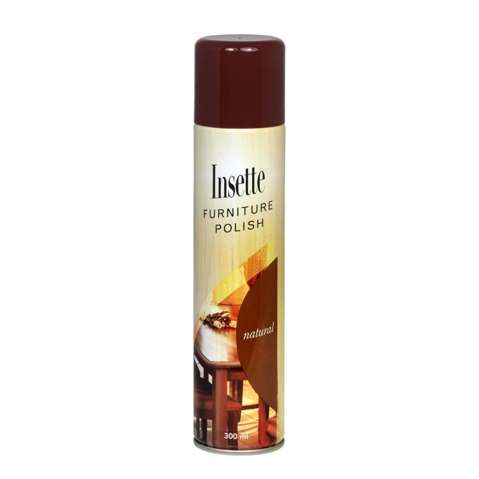 Insette Furniture Polish 300ml Natural x12 (Pack of 12)