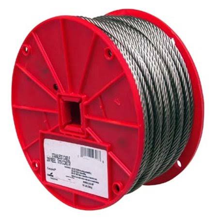 Campbell 7000426 Stainless Cable - 250' x 1/8"