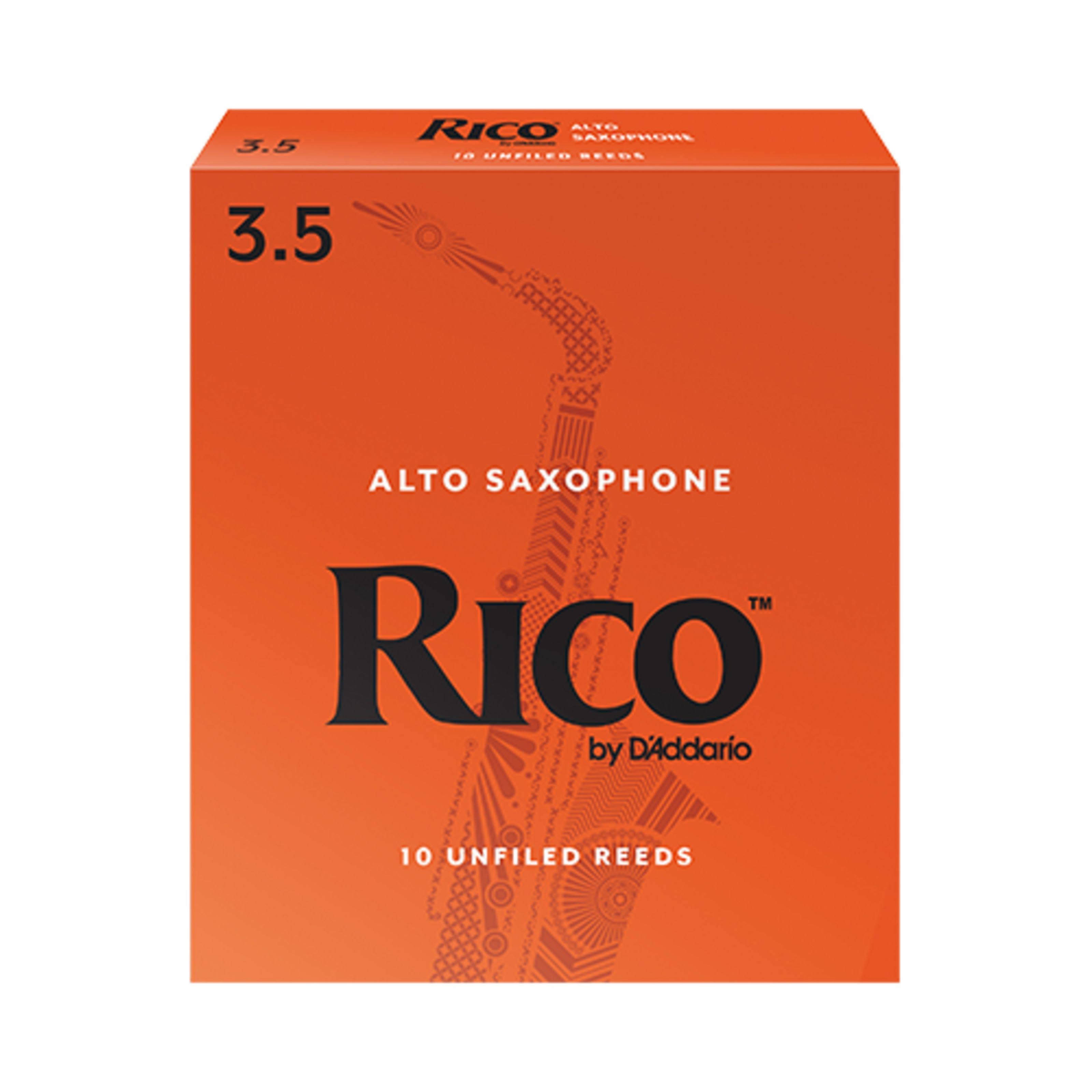 Rico by D'Addario Alto Saxophone Reeds - Strength 3.5, 10pk