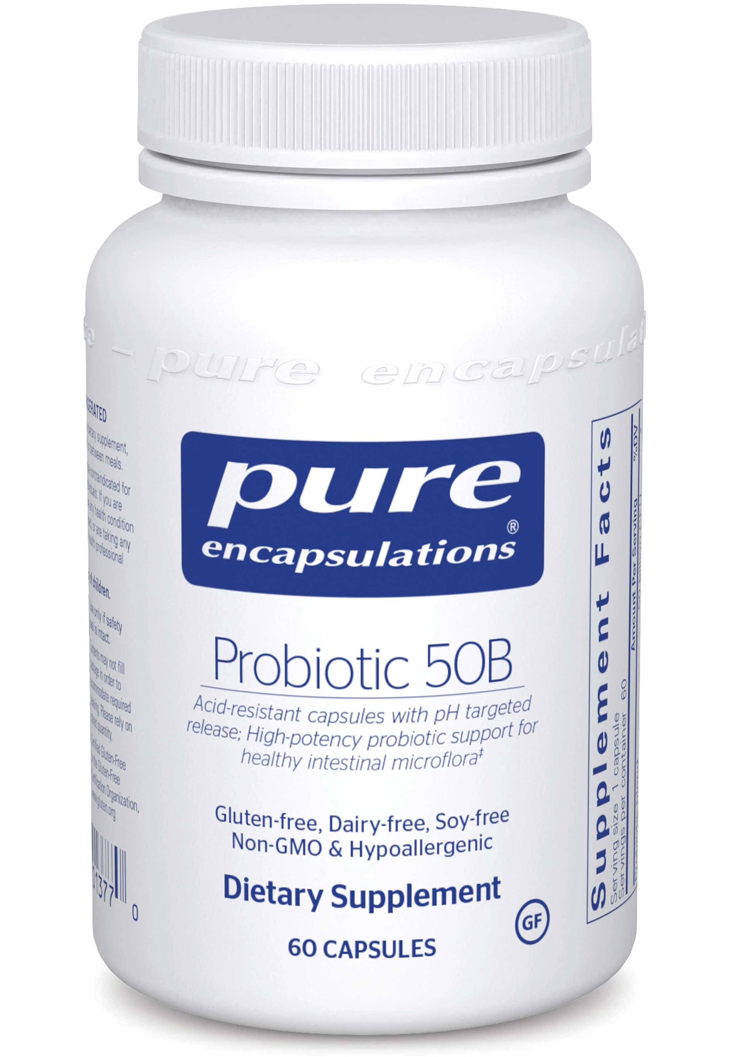 Pure Encapsulations Probiotic 50B Acid-Resistant Capsules to Promote Digestive and Immune Health - 60 Capsules