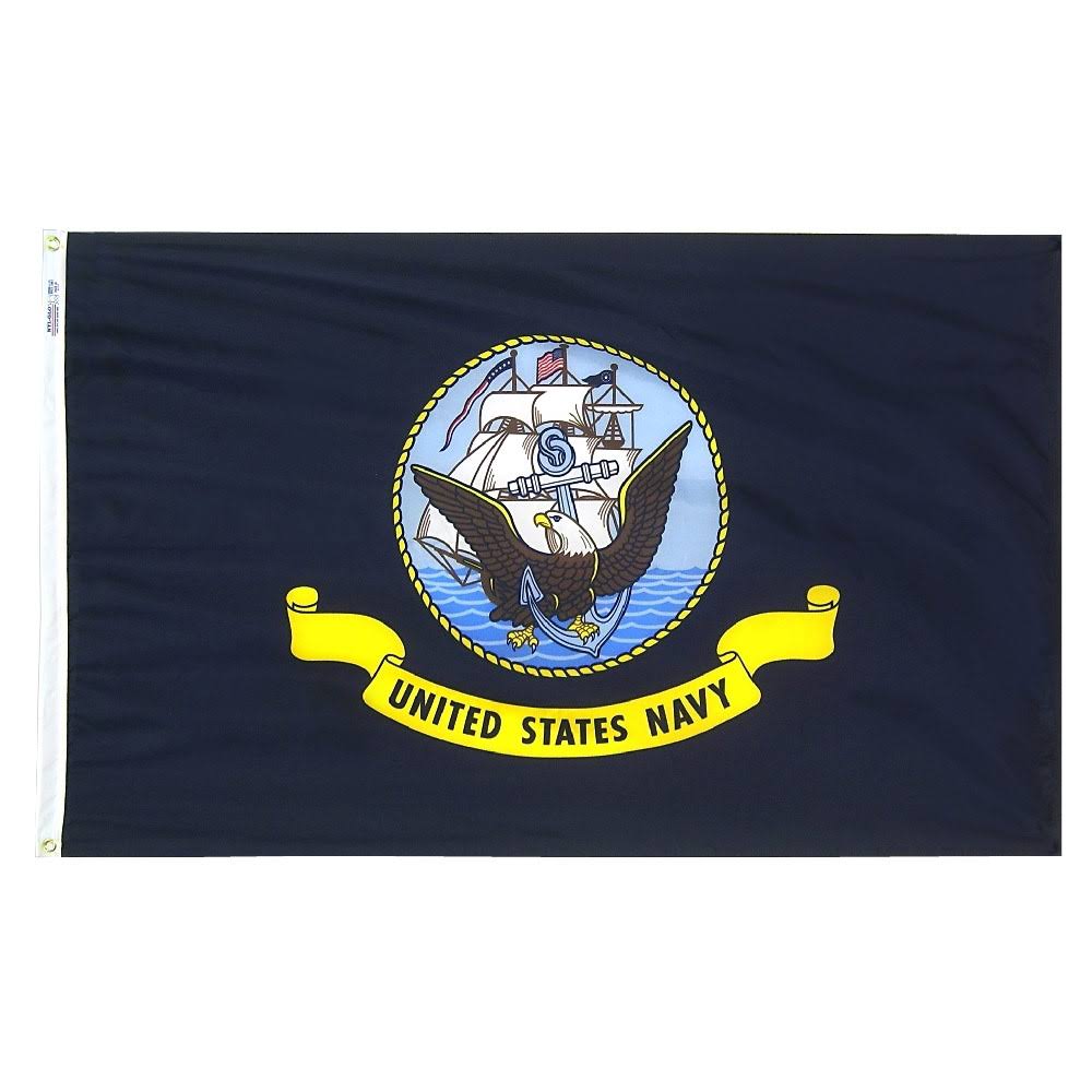 Eder Flag Navy Flag 2 ft x 3 ft Nylon N23 Navy