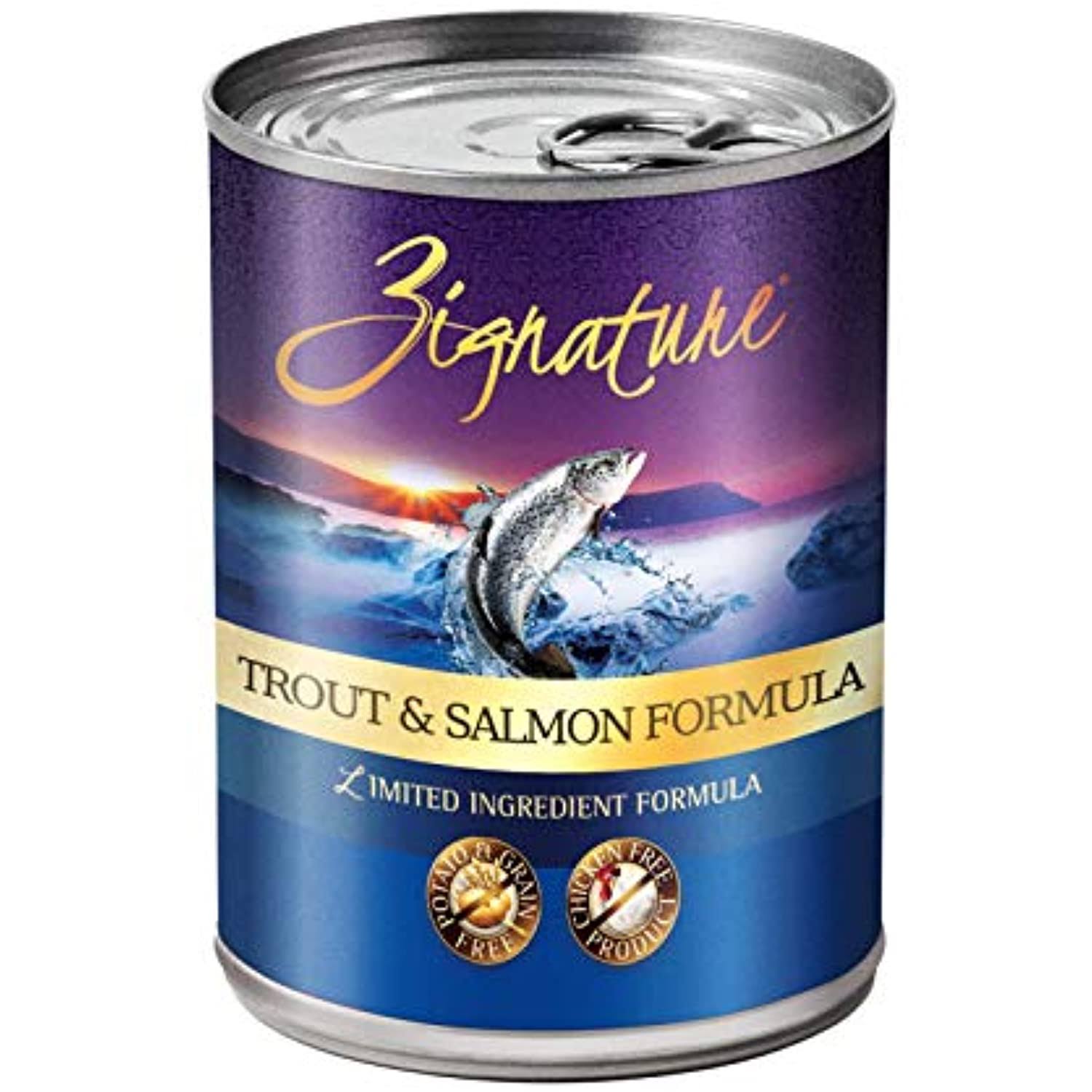 Zignature 13 oz Trout Salmon Canned Dog Food