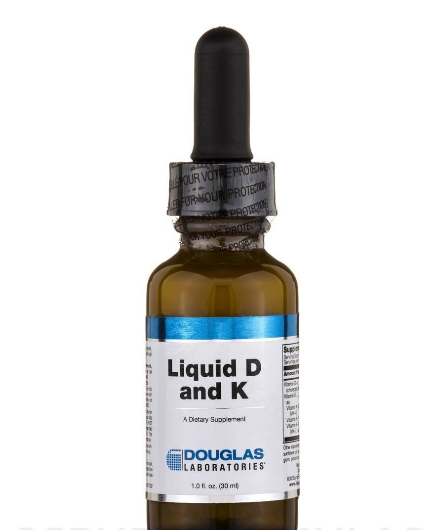 Douglas Laboratories Liquid D and K Supplement - 1oz