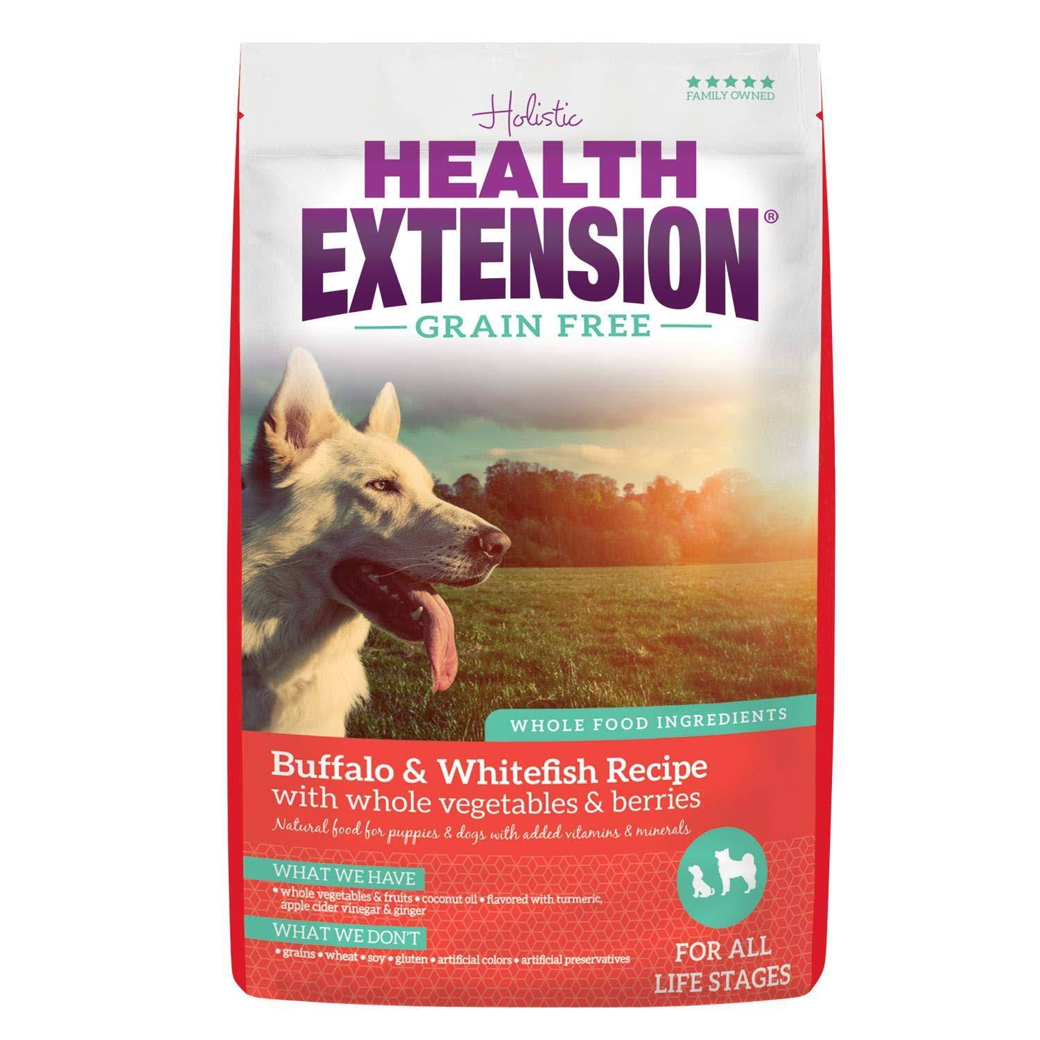 Health Extension Allergix Dog Food - Buffalo, Whitefish & Chickpea Formula, 4lb