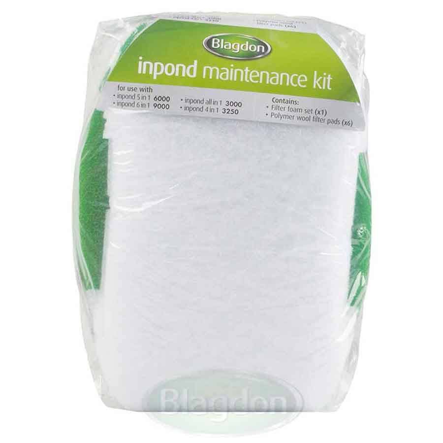 Blagdon Inpond 5 In 1 3000 Maintenance Kit Replacement Filter Foam And Polymer 
