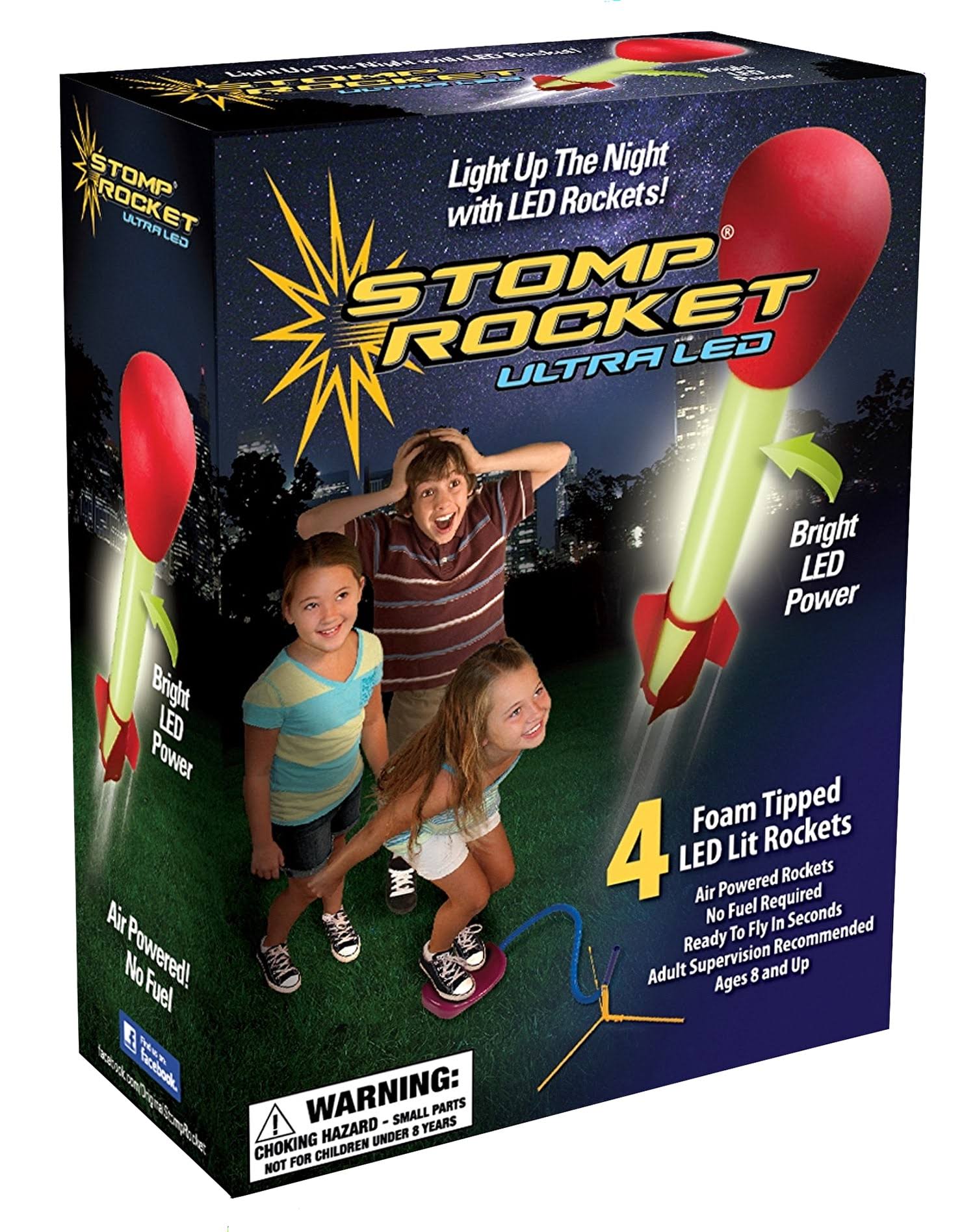 D & L Company Stomp Rocket Ultra Led - 4 Rockets