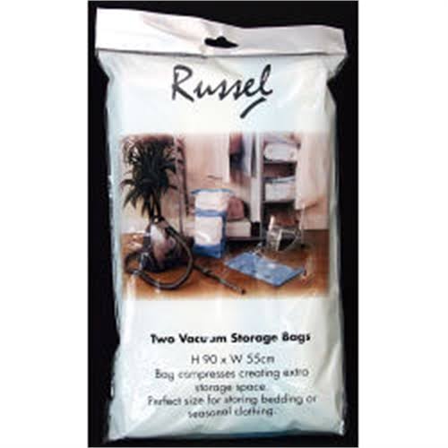 H & L Russel Medium Vacuum Bags - Set of 2, 90x55cm