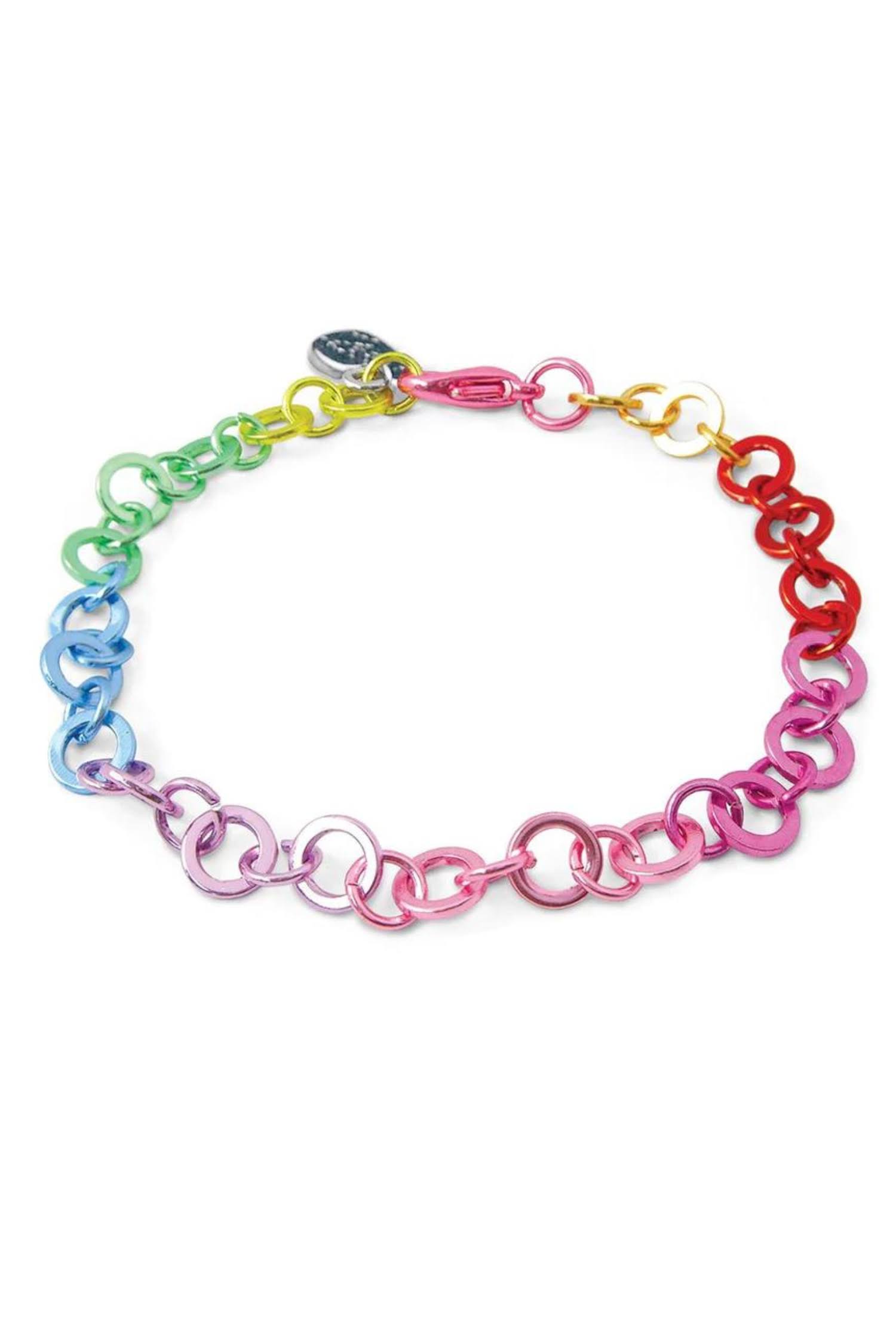 High Intencity Charm It Rainbow Chain Bracelet