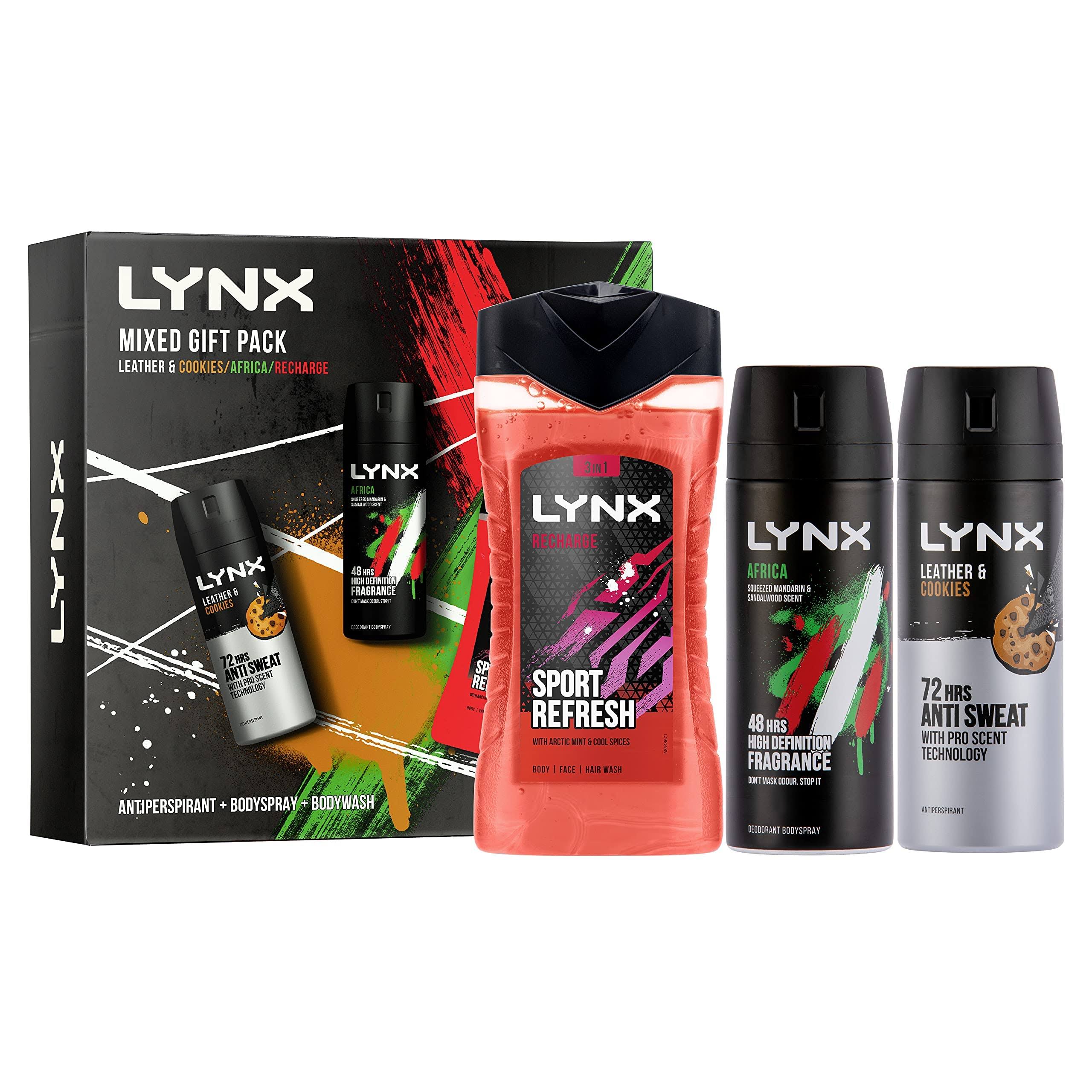 Lynx Mixed Trio Gift Set - wilko